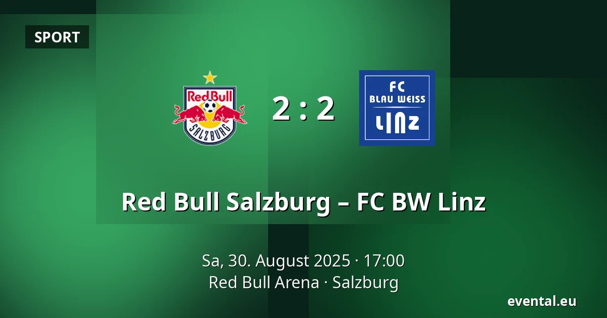Red Bull Salzburg – FC BW Linz — Red Bull Arena, Salzburg
