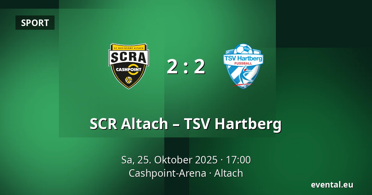 SCR Altach – TSV Hartberg — Cashpoint-Arena, Altach