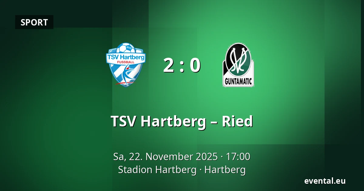 TSV Hartberg – Ried — Stadion Hartberg, Hartberg