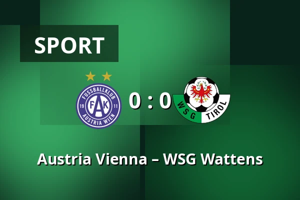 Austria Vienna – WSG Wattens — Generali Arena, Wien