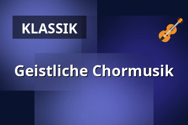 Geistliche Chormusik — Annenkirche, Dresden