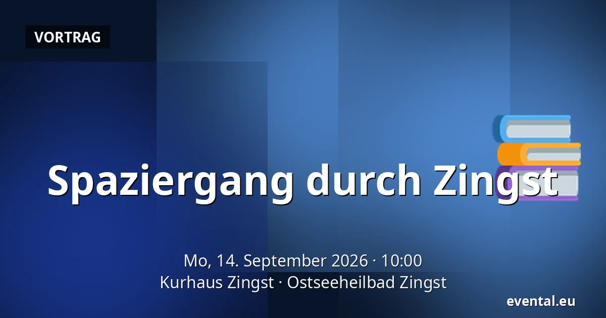 Spaziergang durch Zingst — Kurhaus Zingst, Ostseeheilbad Zingst