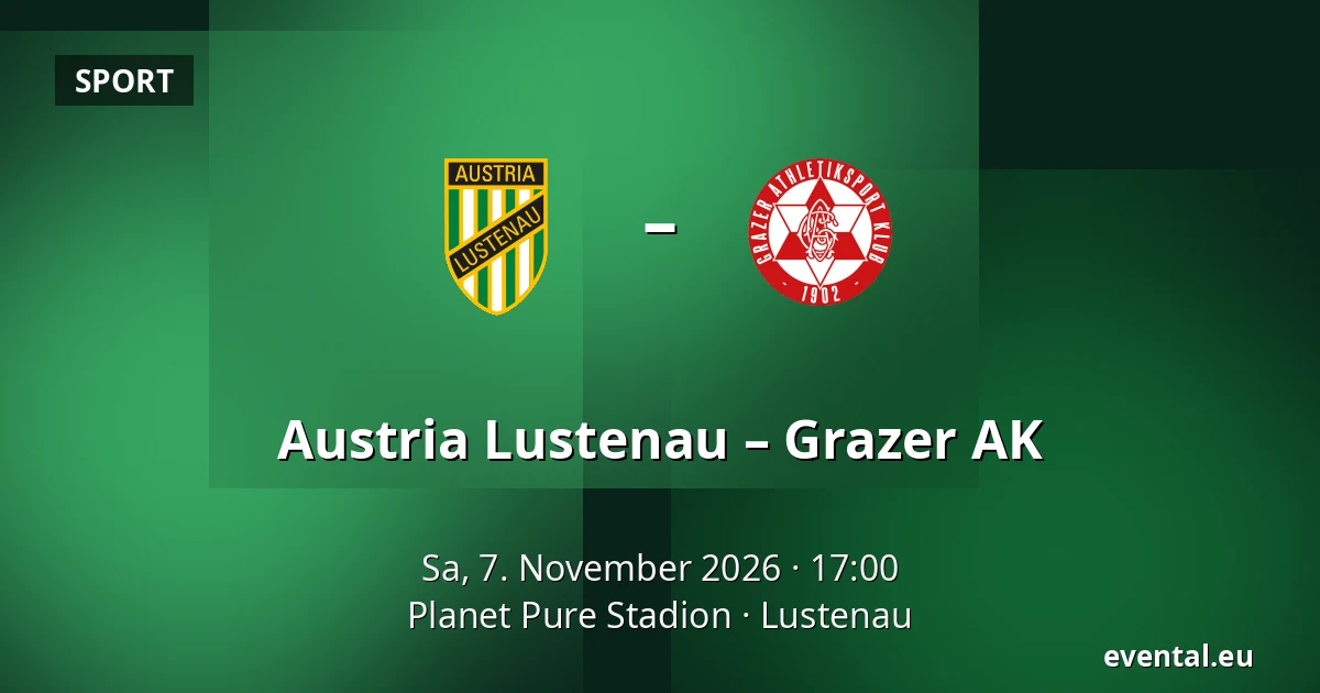 Austria Lustenau – Grazer AK — Planet Pure Stadion, Lustenau