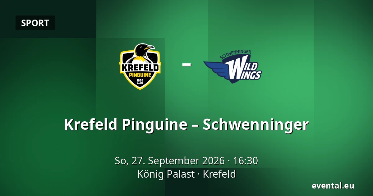 Krefeld Pinguine – Schwenninger — König Palast, Krefeld
