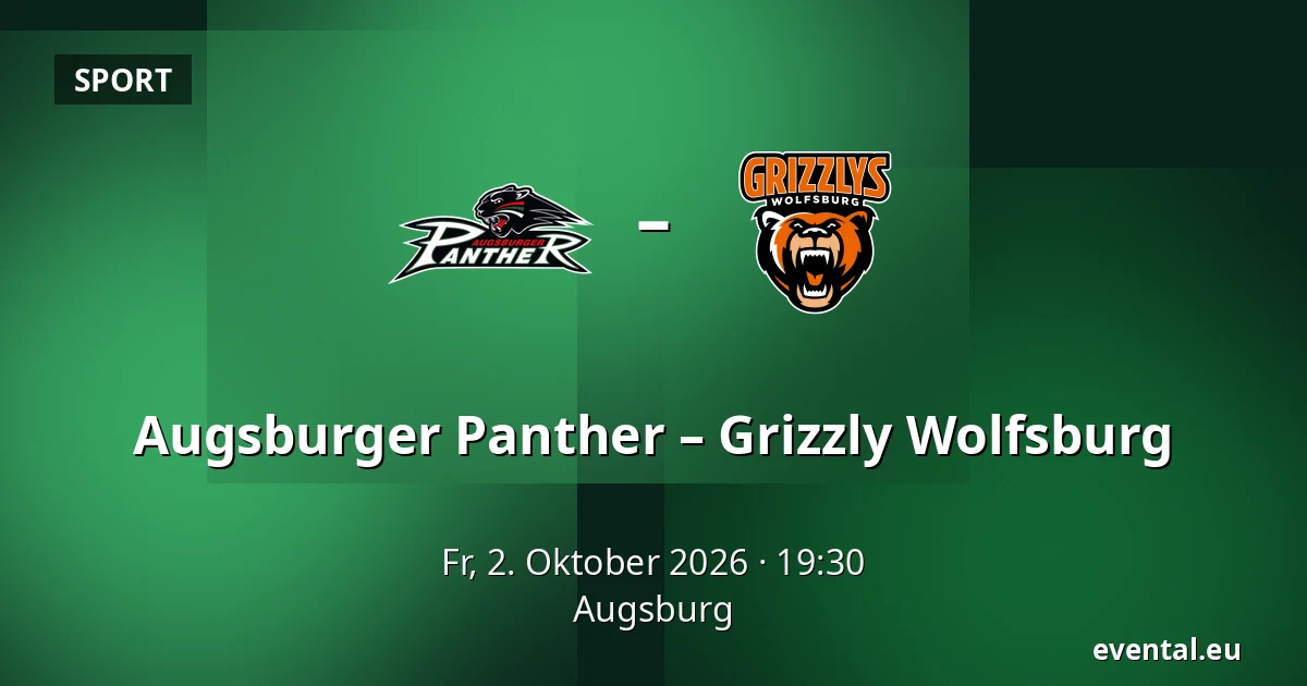 Augsburger Panther – Grizzly Wolfsburg — Augsburg
