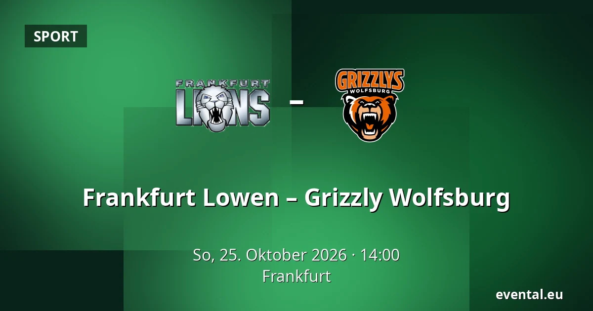 Frankfurt Lowen – Grizzly Wolfsburg — Frankfurt