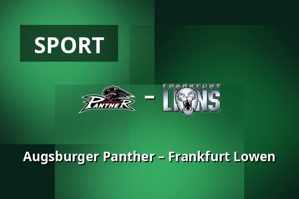 Augsburger Panther – Frankfurt Lowen — Augsburg
