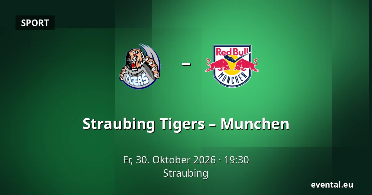 Straubing Tigers – Munchen — Straubing