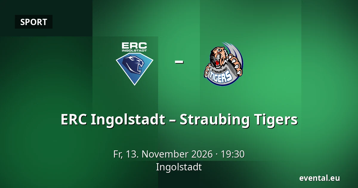 ERC Ingolstadt – Straubing Tigers — Ingolstadt
