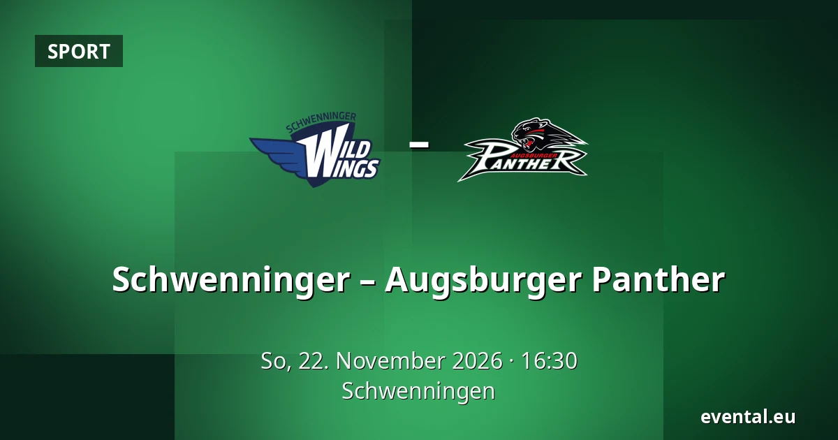 Schwenninger – Augsburger Panther — Schwenningen
