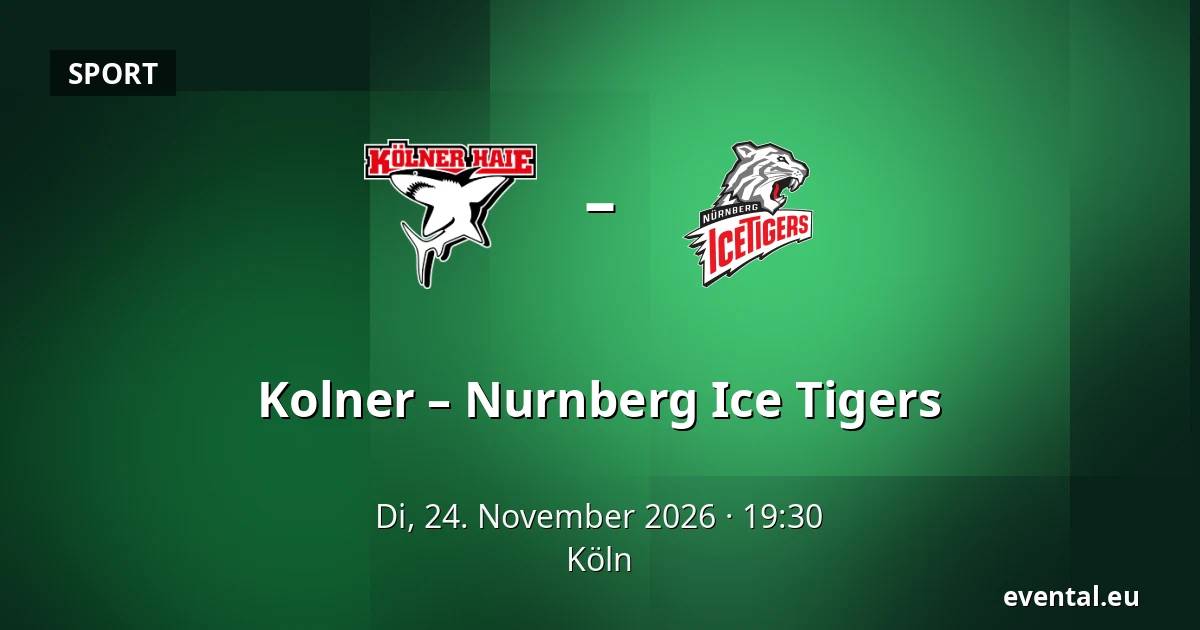 Kolner – Nurnberg Ice Tigers — Köln