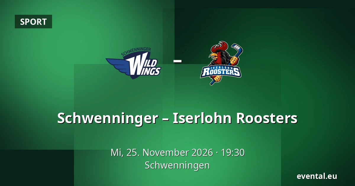 Schwenninger – Iserlohn Roosters — Schwenningen