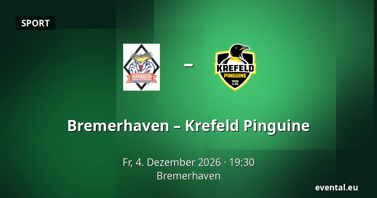 Bremerhaven – Krefeld Pinguine — Bremerhaven