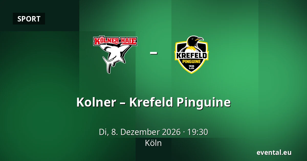 Kolner – Krefeld Pinguine — Köln