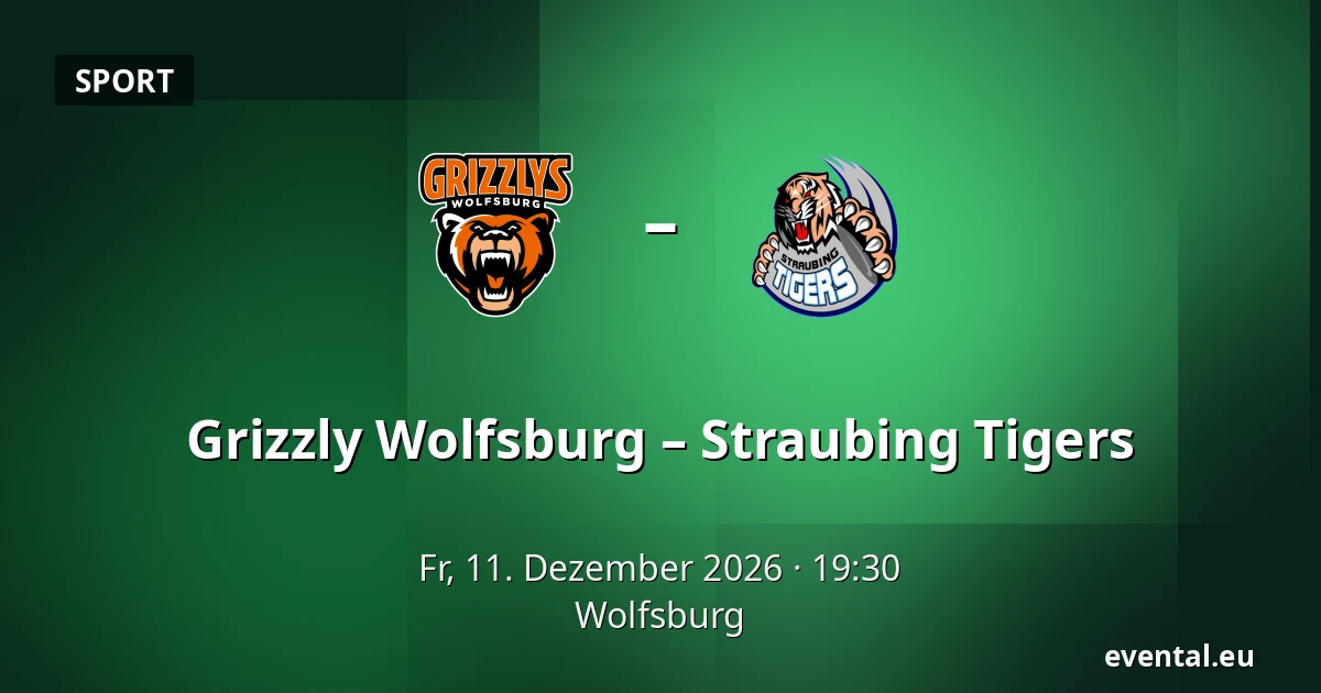 Grizzly Wolfsburg – Straubing Tigers — Wolfsburg