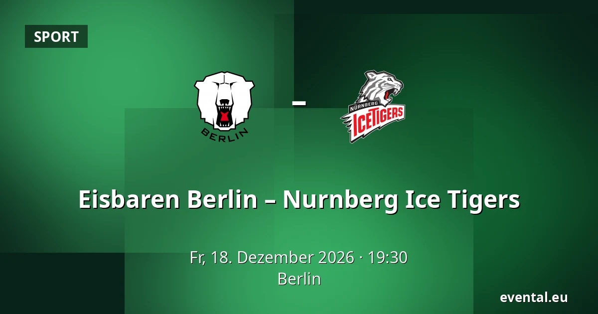 Eisbaren Berlin – Nurnberg Ice Tigers — Berlin