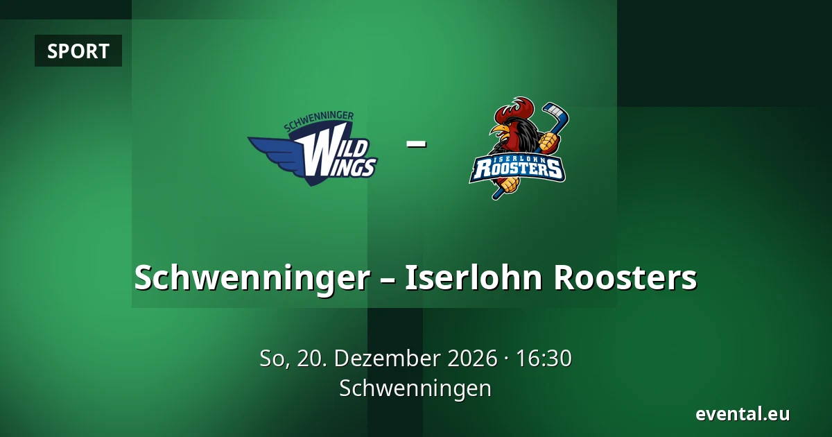 Schwenninger – Iserlohn Roosters — Schwenningen