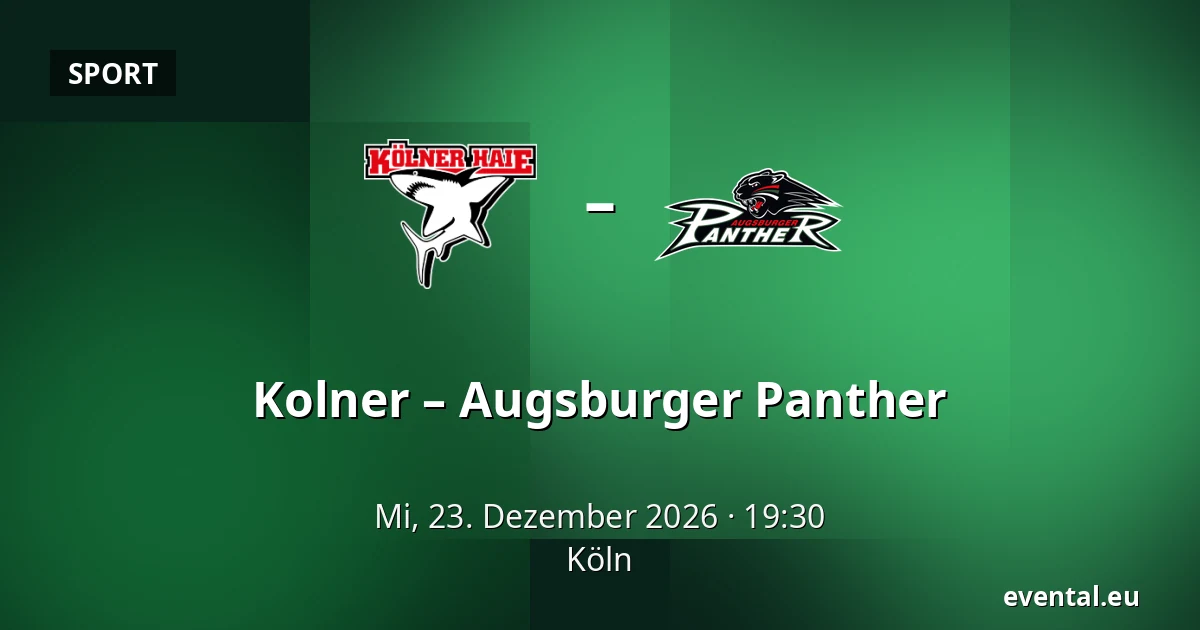 Kolner – Augsburger Panther — Köln