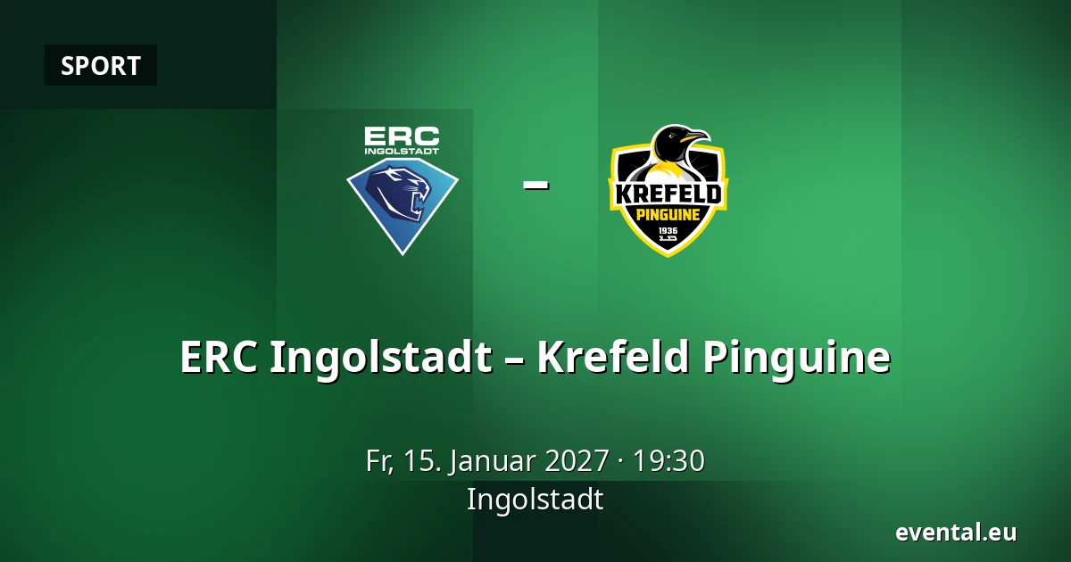 ERC Ingolstadt – Krefeld Pinguine — Ingolstadt