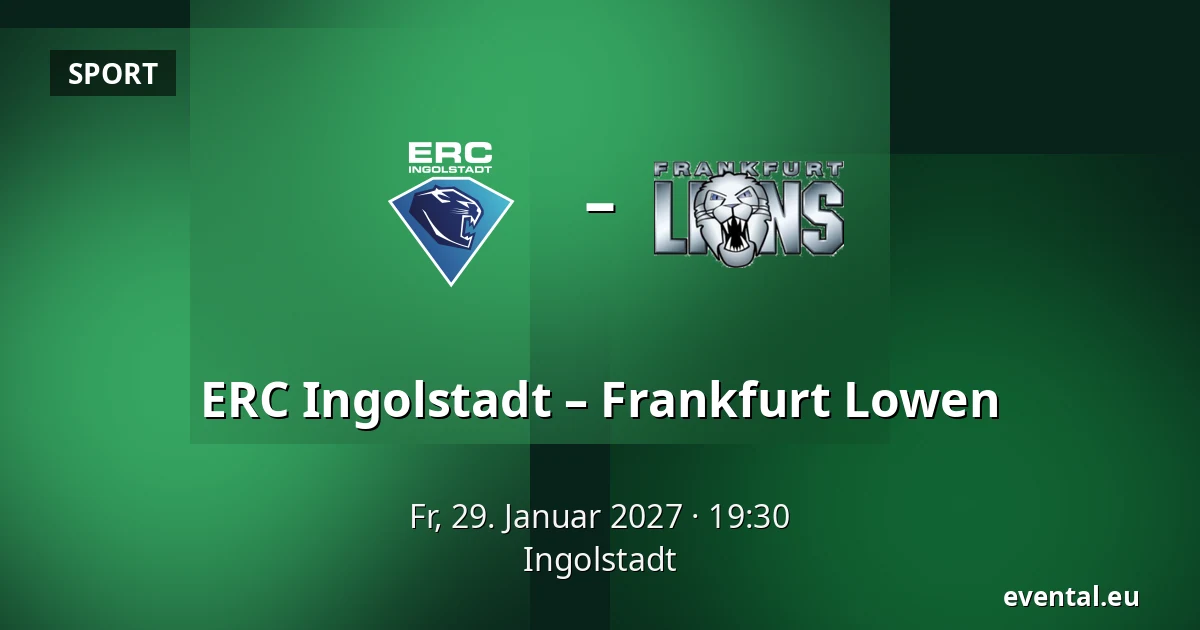 ERC Ingolstadt – Frankfurt Lowen — Ingolstadt