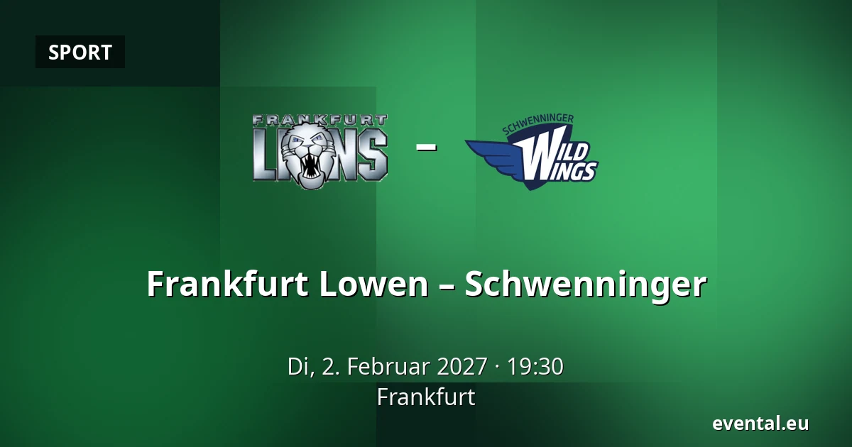 Frankfurt Lowen – Schwenninger — Frankfurt
