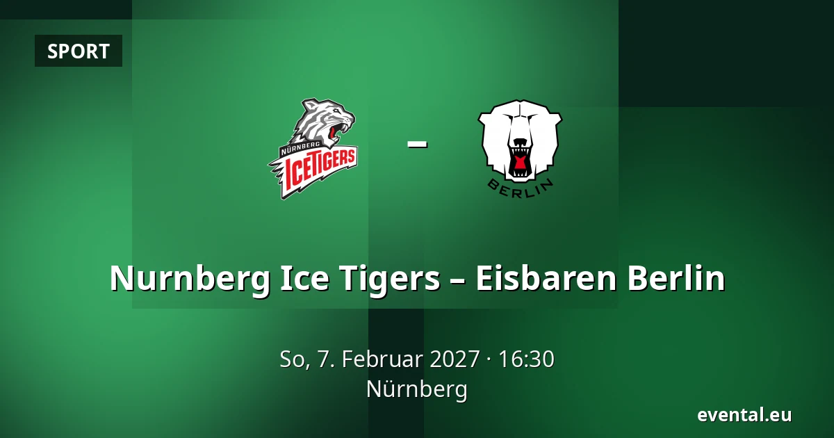 Nurnberg Ice Tigers – Eisbaren Berlin — Nürnberg
