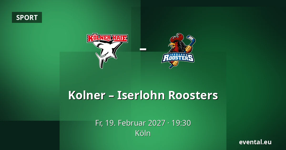 Kolner – Iserlohn Roosters — Köln
