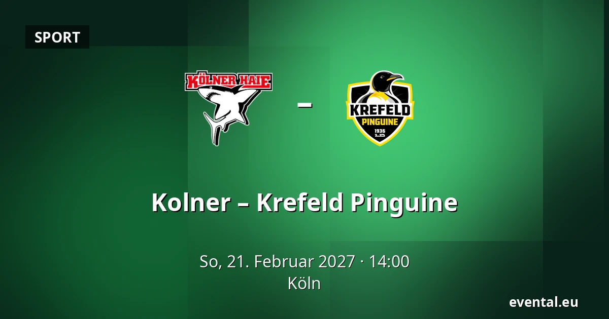 Kolner – Krefeld Pinguine — Köln