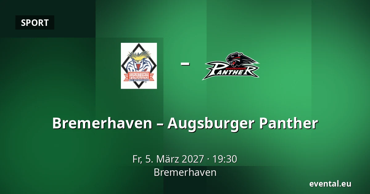Bremerhaven – Augsburger Panther — Bremerhaven