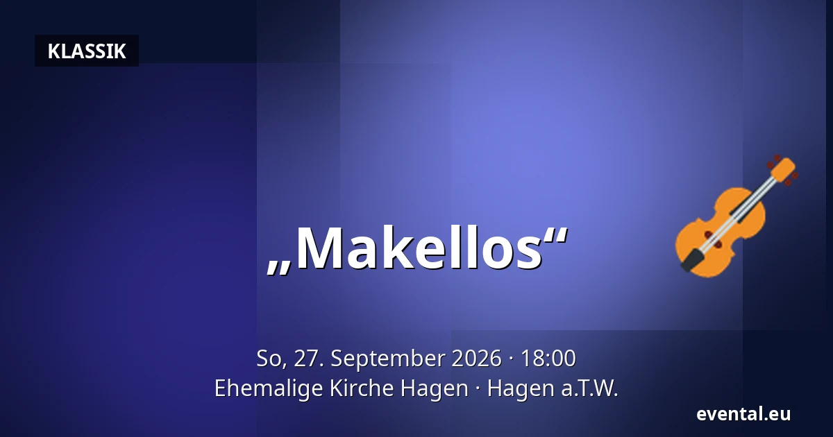 „Makellos“ — Ehemalige Kirche Hagen, Hagen a.T.W.