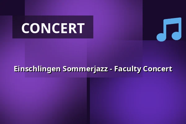Einschlingen Sommerjazz - Faculty Concert — Zweischlingen, Bielefeld