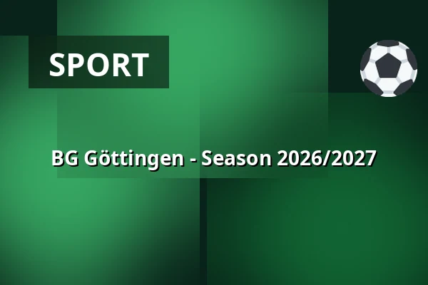 BG Göttingen - Season 2026/2027 — Sparkassen-Arena, Göttingen