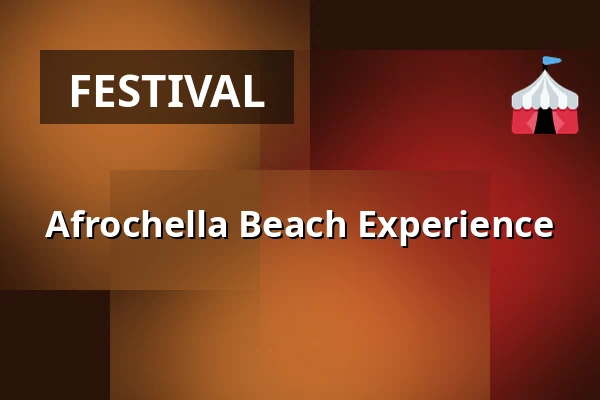 Afrochella Beach Experience — BelleVue Bar Restaurant, Linz