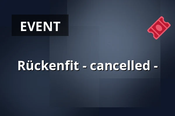 Rückenfit - cancelled - — Kurhaus Bad Bevensen, Bad Bevensen