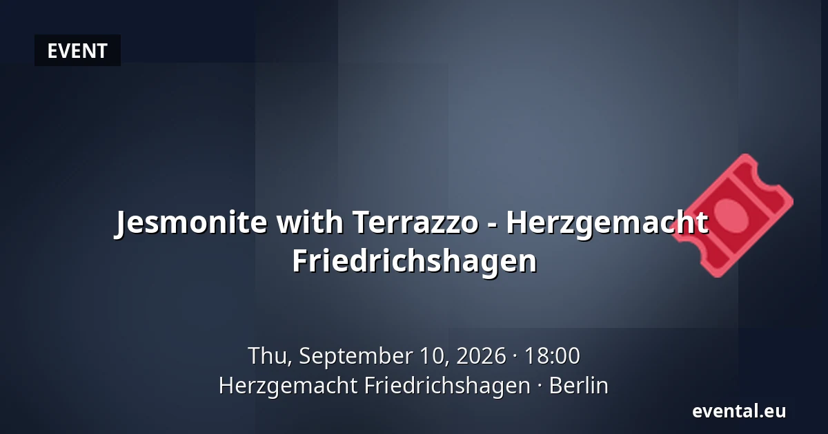 Jesmonite with Terrazzo - Herzgemacht Friedrichshagen — Herzgemacht Friedrichshagen, Berlin