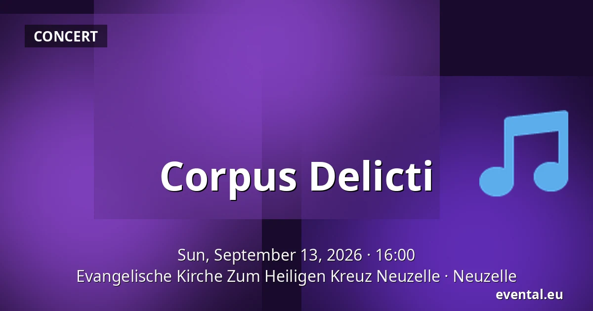 Corpus Delicti — Evangelische Kirche Zum Heiligen Kreuz Neuzelle, Neuzelle