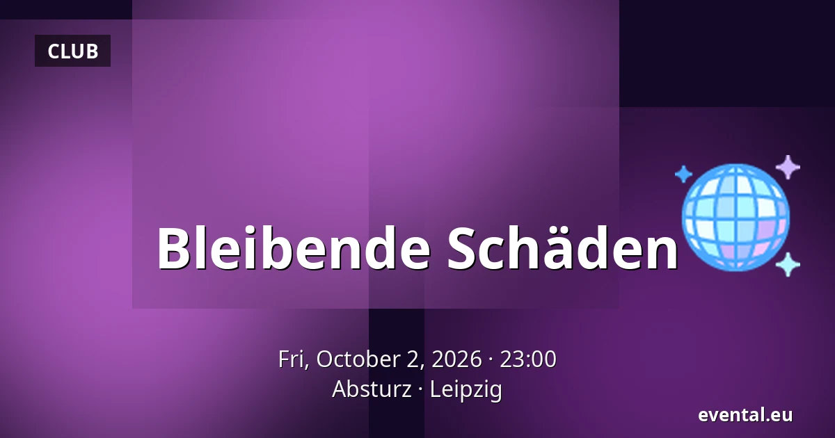 Bleibende Schäden — Absturz, Leipzig