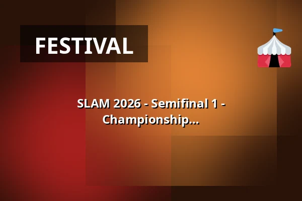 SLAM 2026 - Semifinal 1 - German-Language Poetry Slam Championship — Kulturzentrum Pavillon, Hannover