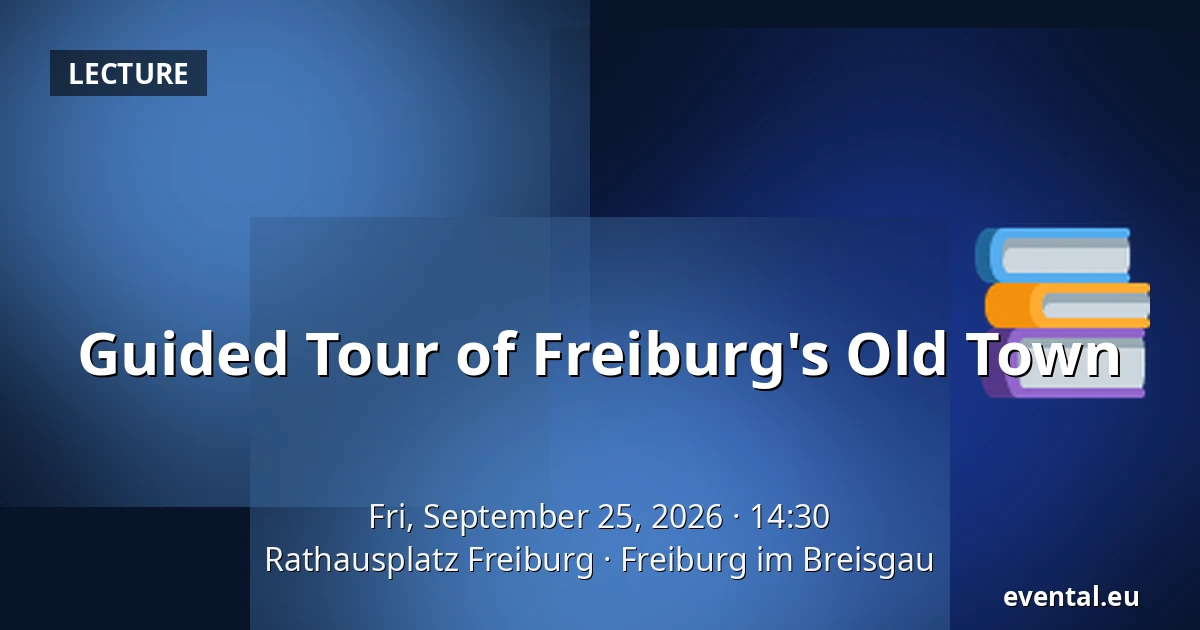 Guided Tour of Freiburg's Old Town — Rathausplatz Freiburg, Freiburg im Breisgau