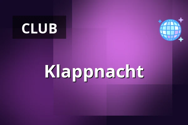 Klappnacht — Zur Klappe, Berlin