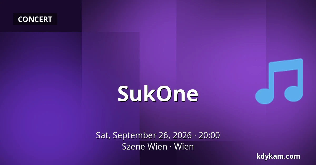 SukOne — Szene Wien, Vienna
