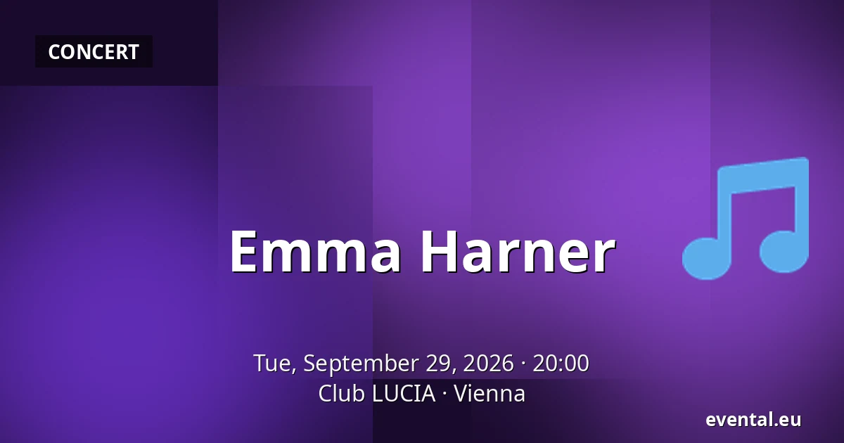 Emma Harner — Club LUCIA, Vienna