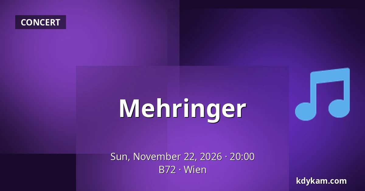 Mehringer — B72, Vienna