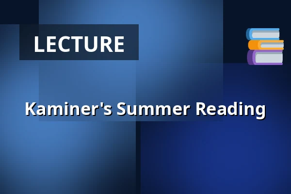 Kaminer's Summer Reading — Volksbühne am Rosa-Luxemburg-Platz, Berlin