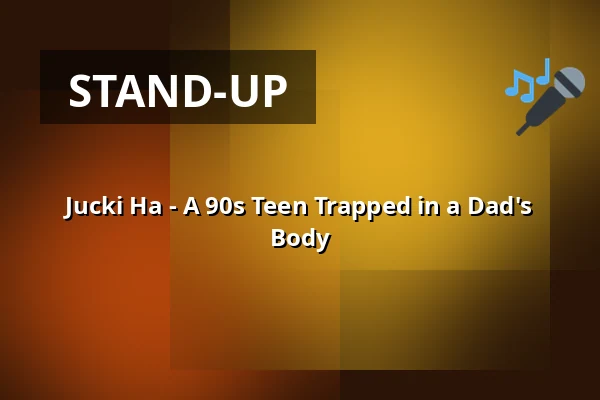 Jucki Ha - A 90s Teen Trapped in a Dad's Body — Bahnhof Langendreer, Bochum