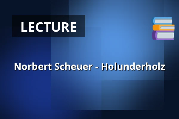 Norbert Scheuer - Holunderholz — Haus der Bildung, Bonn
