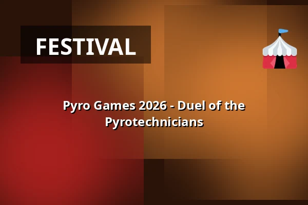 Pyro Games 2026 - Duel of the Pyrotechnicians — Stausee Oberrabenstein, Chemnitz
