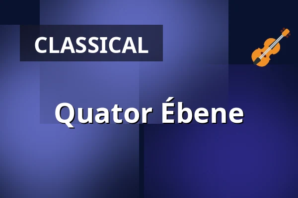 Quator Ébene — Konzerthaus Dortmund, Dortmund