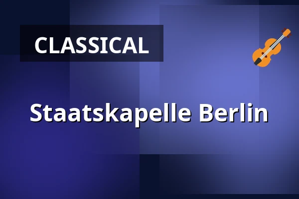 Staatskapelle Berlin — Alte Oper Frankfurt, Frankfurt