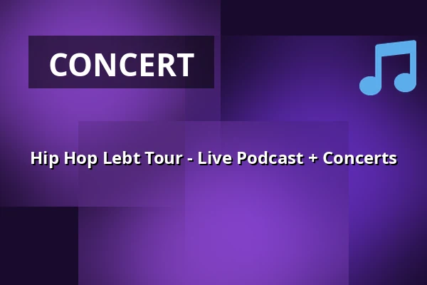Hip Hop Lebt Tour - Live-Podcast + Concerts — Kupfersaal, Leipzig